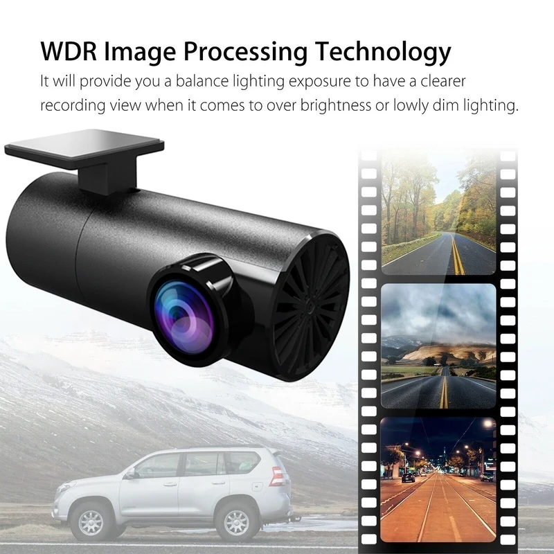 Car DVR Dash Cam MIni Camera Recorder 360 Degree Rotation Dashcam HD 720P Video Registrator Night Vision USB Hidden Camera