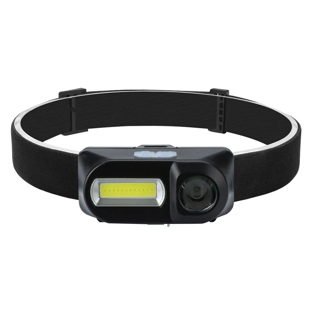 1 шт. XPE LED COB светодиодный 6-режимный фар ремни регулируемые фары Перезаряжаемые Головной фонарь мероприятий на свежем воздухе Применение 18650 батарея