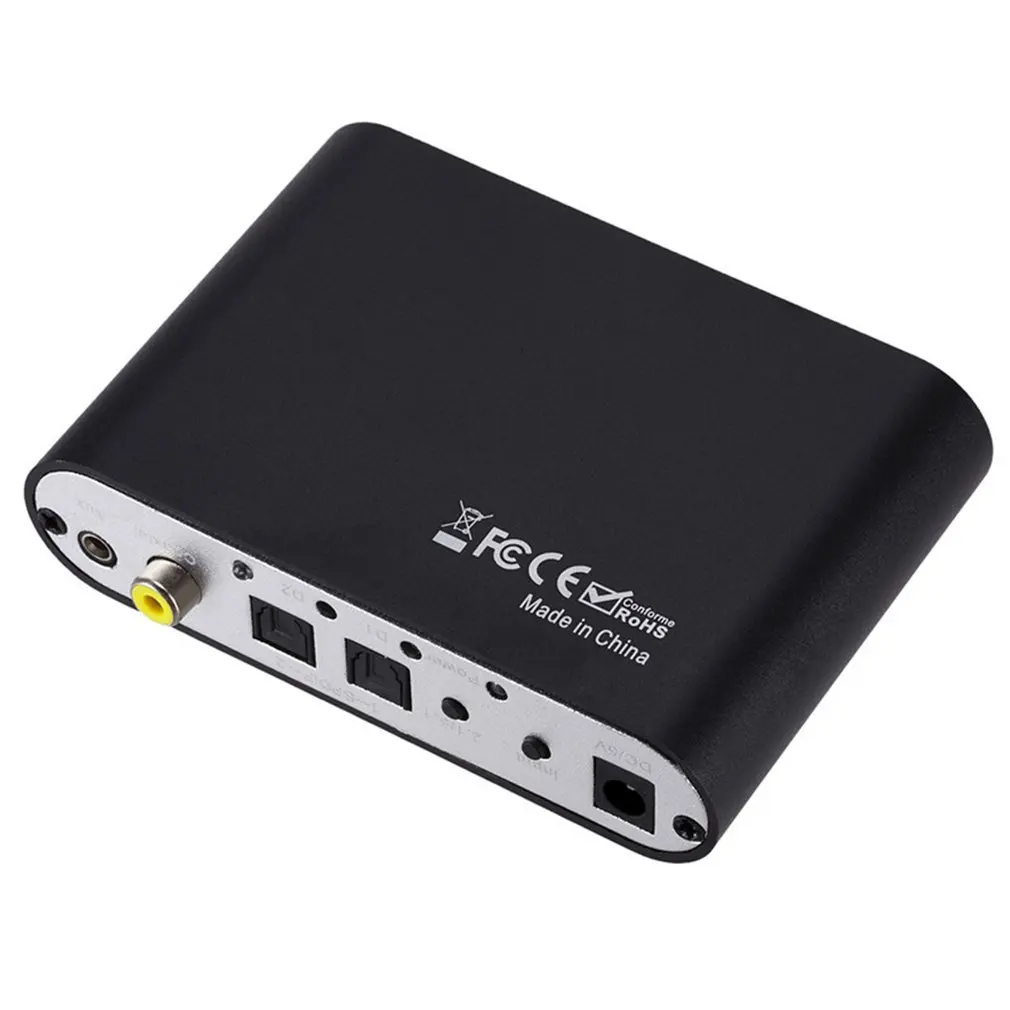 5 1 канальный Dts Dolby/Ac 3 аудио декодер цифровое волокно/коаксиальный аналоговый Rca
