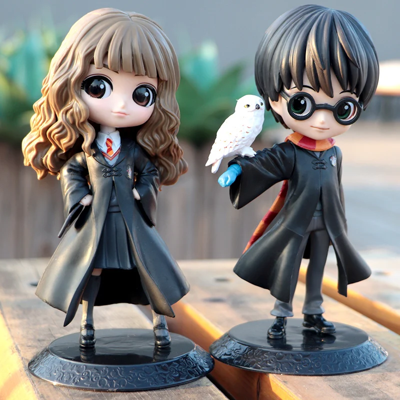 Miniko Cute Big Eyes Harried Hermione Snape PVC Anime Dolls Collectible Potter Action Figure Q Version Model Toy Miniko Cute Big Eyes Harried Hermione Snape PVC Anime Dolls Collectible Potter Action Figure Q Version Model Toy