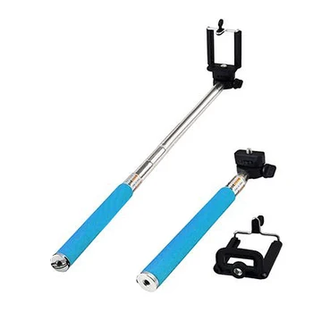 

Camera Extendable Handheld Selfie Stick Monopod Tripod for Iphone/Samsung With Adjustable Cellphone Clip Holder H-best