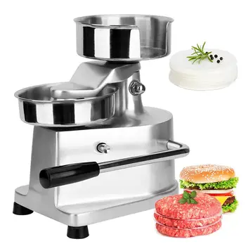 

Hamburger Press Machine Manual Meat Poultry Beef Patty Maker for Burger Bakemeat Stainless Steel Pie Kitchen Tool