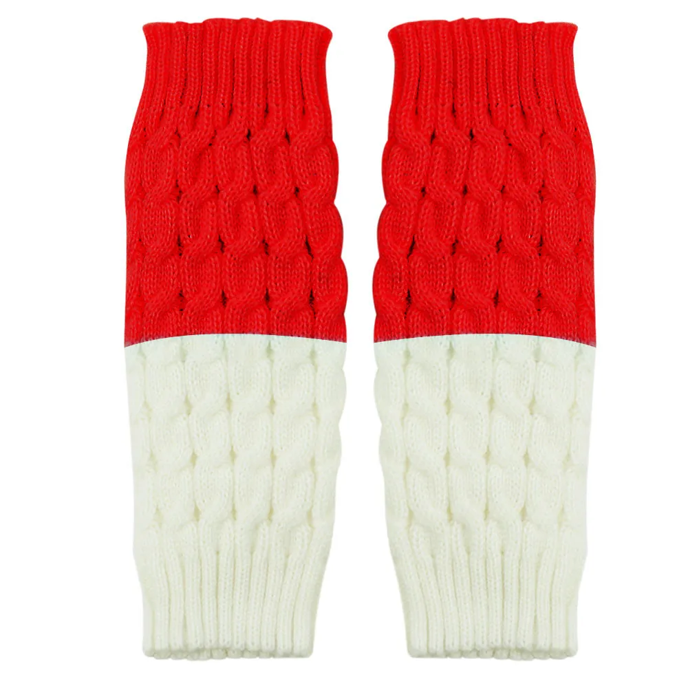 Woman Knitted Leg Warmers Socks Boot Cover guetre femme Keep Warm calentadores de mujer para invierno Fashion slouch socks