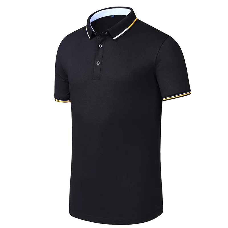 Большие размеры, XXL-4XL, рубашка поло, Мужская Новинка, футболки из чистого хлопка, мужские брендовые, с коротким рукавом, модные, повседневные, черные, белые, рубашка для бизнеса, топы
