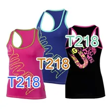 Новинка, женские топы, хлопковая одежда, майки, майки, топы, женская одежда, для танцев, для улицы, свободные майки, яркие, черные, T218