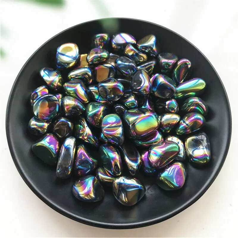 Дропшиппинг 50 г Радужный кристалл с Аура-кварцем камни с титановым покрытием кристалл украшение камнями красивый цвет