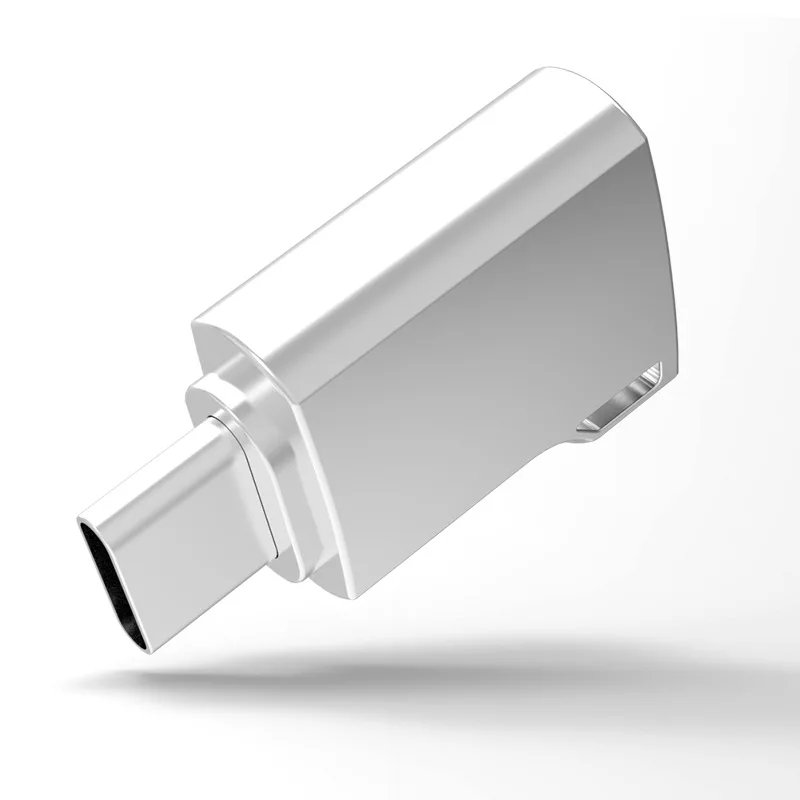 For Lightning Pin to Type C USB-C Alloy Converter Charging Type-C Connector Phone Adapter For iPhone Huawei P30 Xiaomi