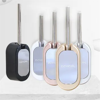 

Wall-Mounted Toilet Brush and Holder Set Stainless Steel Bathroom Toilet Brush Set Home Upscale Hotel and Club Stainless Steel