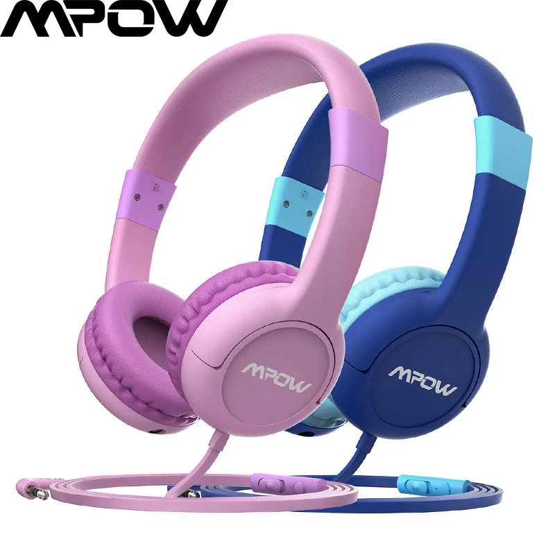 Проводные наушники Mpow CH1S с микрофоном 85 дБ ограниченная громкость Защита слуха