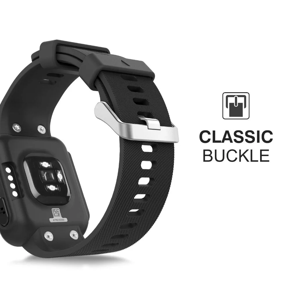 Цветные силиконовые спортивные ремешки для смарт часов Garmin Forerunner 35 GPS браслет с