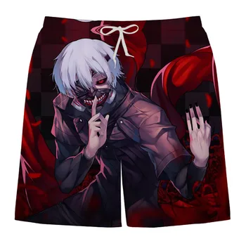 

cosplay Man Ken Kanek 3D Printed Trousers Cartoon Tokyo Ghoul Sweatpants Kawaii Japan Anime Men's Beach Pants Shorts costume