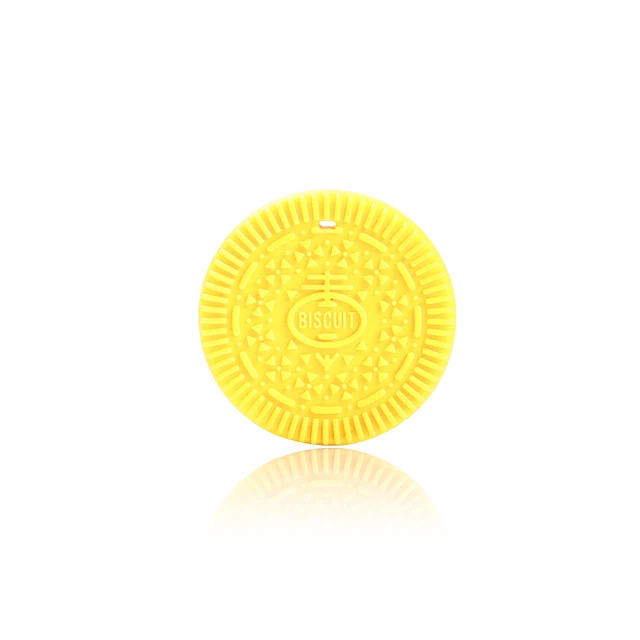 Cute-idea 1Pc Biscuits Baby Silicone Teether Food Grade OREO Cookie Teether DIY Baby Chew Necklace Teething Toys Baby goods 17