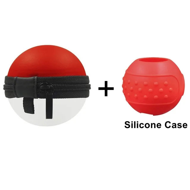 Bag with Red case EVA сумка для хранения Poke ball Plus защитный Дорожный Чехол для переноски Pokeball сумка для kingd Switch аксессуары для игр - Цвет: Bag with Red case