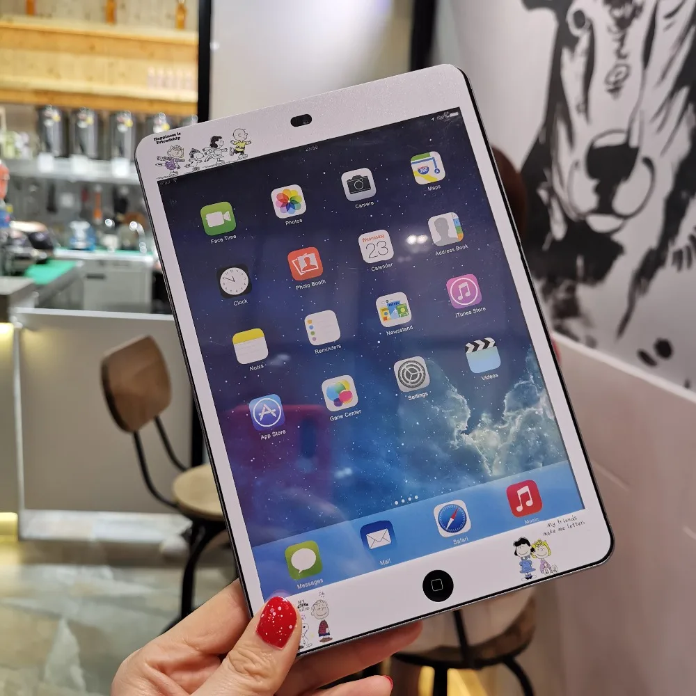 Защитная пленка для экрана планшета для iPad mini 4 5 с мультяшным рисунком из закаленного стекла твердость HD прозрачная стеклянная пленка для iPad mini 1 2 3 Funda+ ручка