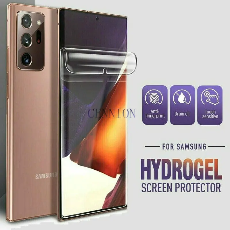 

Защитная пленка для Samsung Galaxy Note 20, 10, 9, 8, S20, S10, S9, S8 Plus Ultra Lite, матовая, Гидрогелевая, прозрачная, без упаковки, 100 шт.