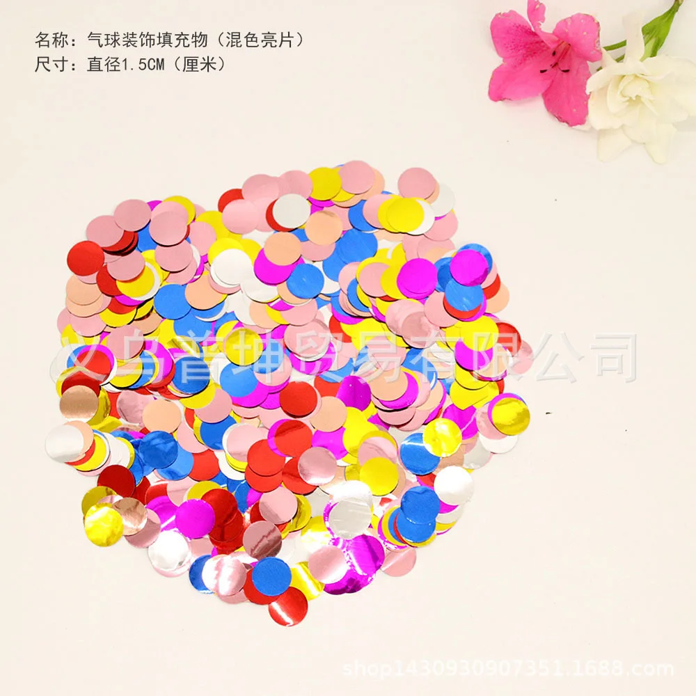Christmas Birthday Party Room Decoration Ocean Ball Sequin Scraps Confetti Feather Transparent Balloon Filler