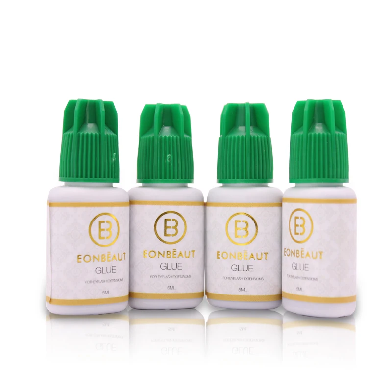 1 бутылка клей для наращивания ресниц EONBEAUT EB-8 клей для ресниц 3 секунды время высыхания низкий запах низкое раздражение черный 5 мл профессионалы