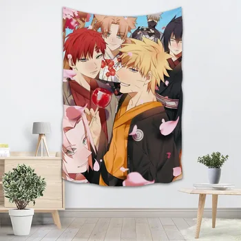 

Best Sell Anime Naruto Tapestry Wall Cloth Decor Home Apartment Decoration Fabric Tapestries Camping Tent Travel Sleeping Pad