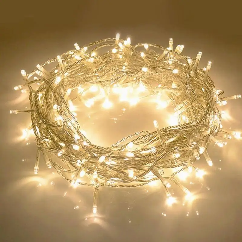 100LED 12 м USB Сказочный светильник, водонепроницаемая декоративная лампа с пультом дистанционного управления, низкая теплотворная ценность, длительный срок службы