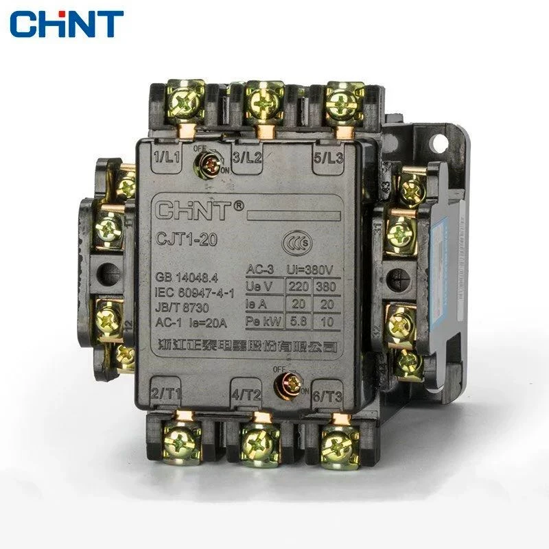 CHINT Communication Contactor CJT1-20 Rate Coil Voltage 36V 110V 127V 220V 380V CDC10-20