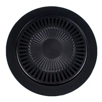 

Portable Cooking House Round Barbecue Picnic Kitchen Pan Indoor Stovetop Outdoor Accessories Smokeless Gas Stove BBQ Grill Tray