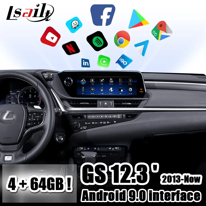 4GB PX6 CarPlay/ Android interface for Lexus GS200t GS450h 2013 now