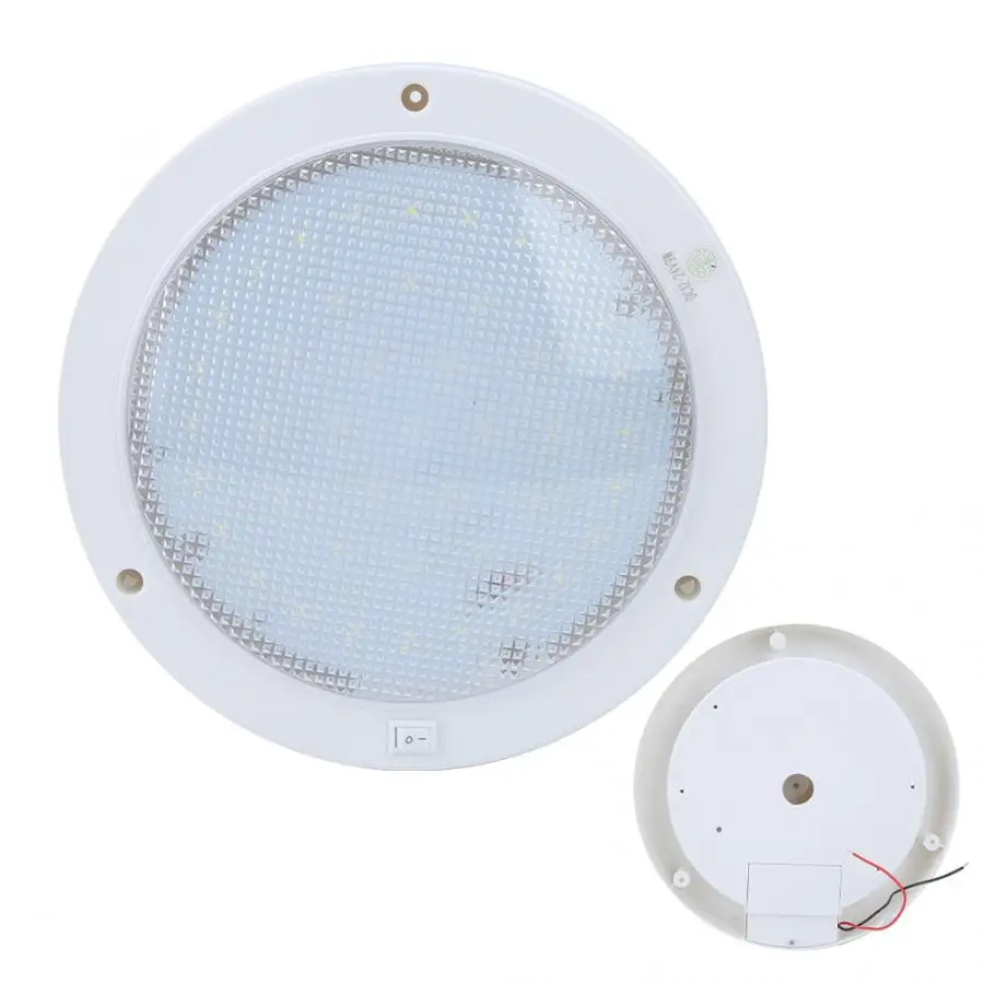 42 светодиоды 12V 9W 840LM высокое Яркость круглый светодиодный потолочный светильник для автомобиль Лодка домой автомобильные аксессуары араба Аксесуар