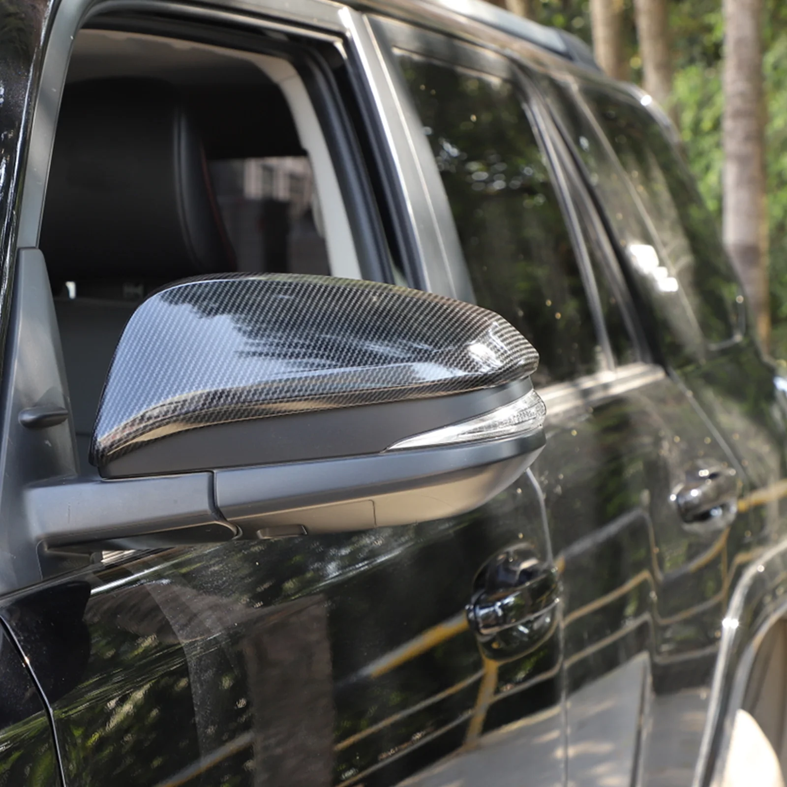 Areyouorshop углеродного волокна Стиль крышка зеркала заднего вида Кепки подходит для Toyota 4runner Авто Запчасти