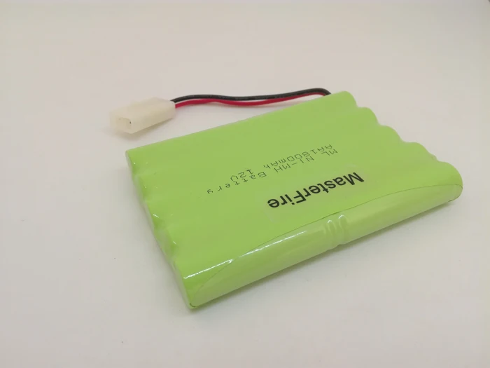 10 упак./лот MasterFire AA 12V 1800MAH Ni-MH аккумуляторная батарея NiMH батареи с вилкой