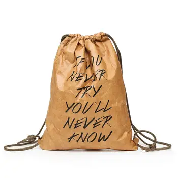 

Drawstring Gym Bag School Library Swimming Travel Adult Kids Sports Backpack Daypack
