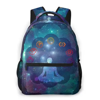 

2020 Backpack Women Backpack Fashion Shoulder Bag Chakra Symbols School Bag For Teenage Girl Children Backpacks Travel Bag