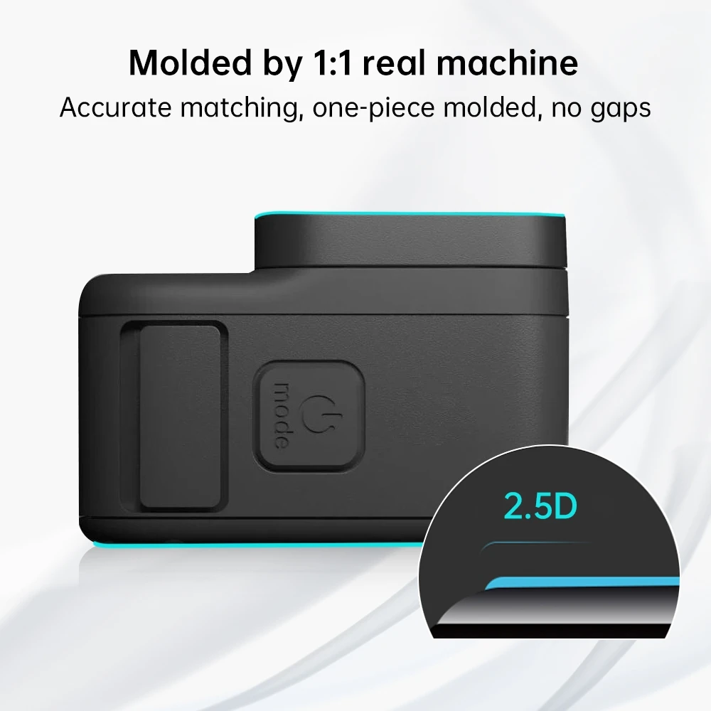 PULUZ Lens + LCD Display For GoPro Hero12 Black / 11 Black /10 Black /9 Black 9H 2.5D Tempered Glass Film