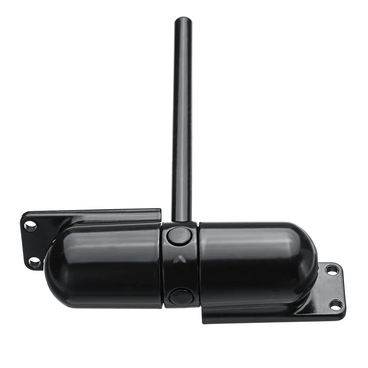 

Surface Mounted Door Gate Closer Black Outdoor Spring Elastic Loaded Adjustable Door Closer