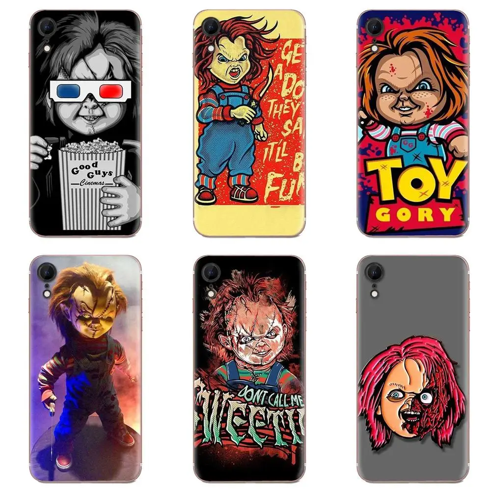 Кукла Чаки ужасов для huawei Honor 4C 5A 5C 5X6 6A 6X7 7A 7C 7X8 8C 8S 9 10 10i 20 20i Lite Pro Чехол Мягкий ТПУ