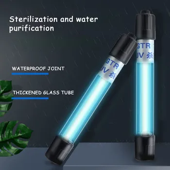 

Behogar 11/5W Aquarium UV Sterilizer Light Fish Tank Submersible Bactericidal Disinfection Lamp Water Treatment Purifier EU Plug