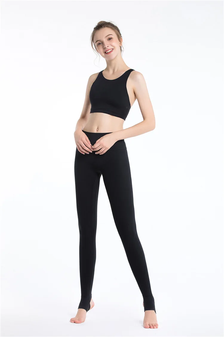 Oyoo High Tech Comfortable Sport Leggings Orange Breathable Fitness Dancing Pants For Women Over The Heel Yoga Pants Gym Tights