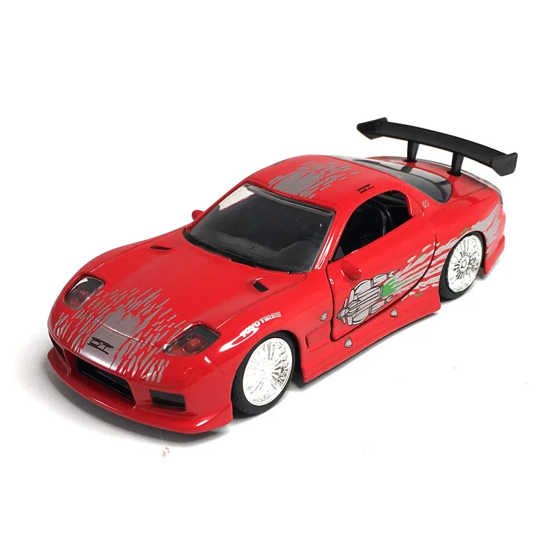 Jada 1:32 Mazda RX7 Coupe модель автомобиля из сплава ВОИН автомобиль игрушка 98563 не упаковка