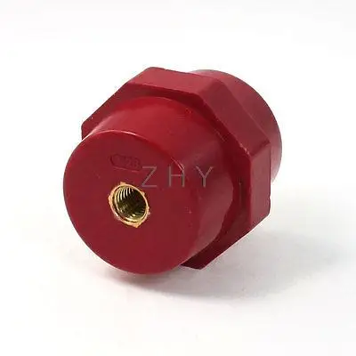 

10mm Female Brass Thread Bus Bar Insulator Connector Supporter 52 x 56mm