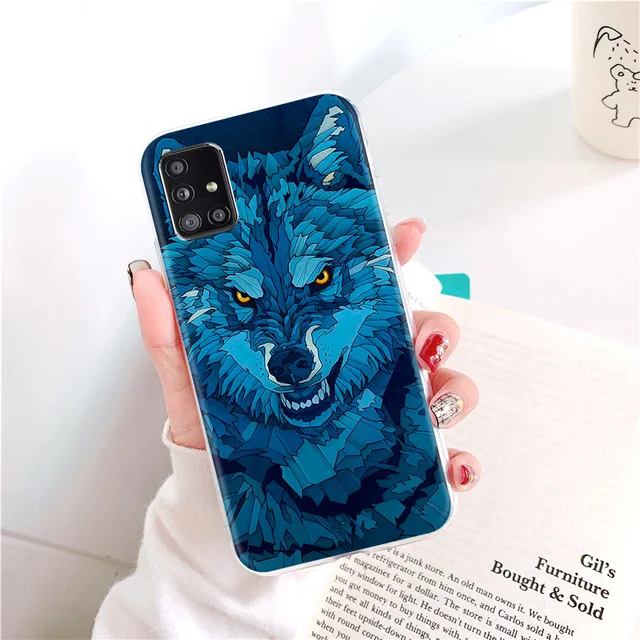 For Samsung A32 Case For Samsung Galaxy A12 A21S A52 A72 A51 A71 Flamingo Soft TPU Silicone 4G 5G A325F A326B Back Cover Fundas T081