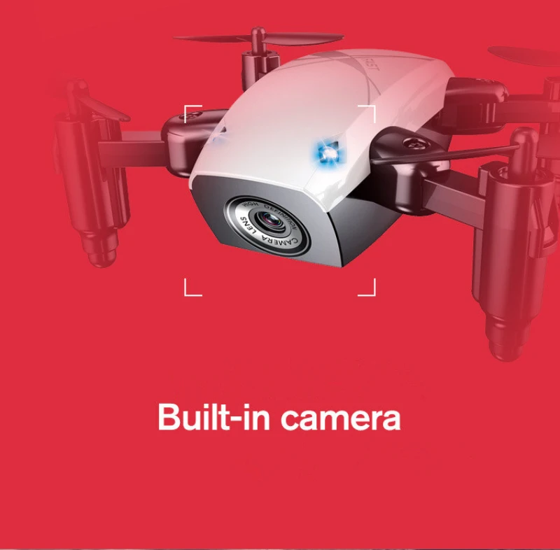Мини милый складной wifi FPV RC Drone S9 с wifi камерой в режиме реального времени Трансмиссия 3d флип Безголовый режим vs KY901 JY018 детский подарок