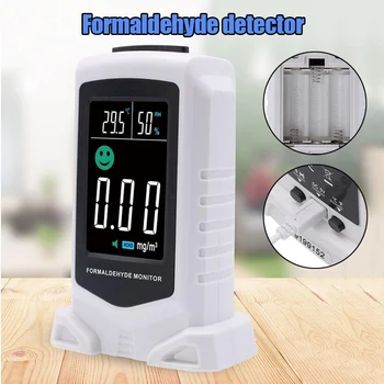 

FY88 Digital Formaldehyde Detector Gas Analysis 3 Inch Color Screen HCHO TVOC C6H6 Temperature Humidity Air Quality Monitor VJ-