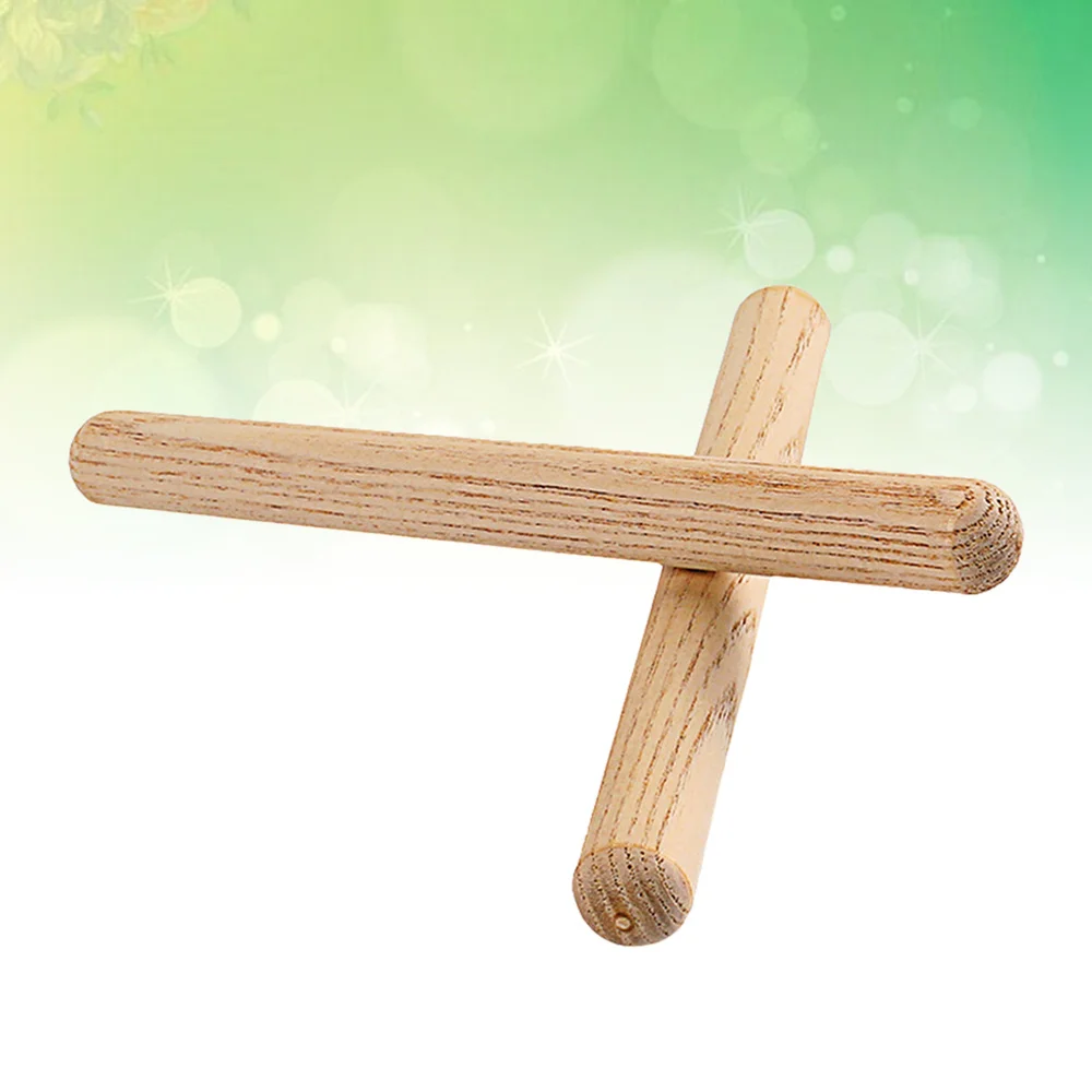 

2 Pcs Mini Drumsticks Smooth Wooden Durable Practical Percussion Musical Instruments Drump Accessory for Training Practise