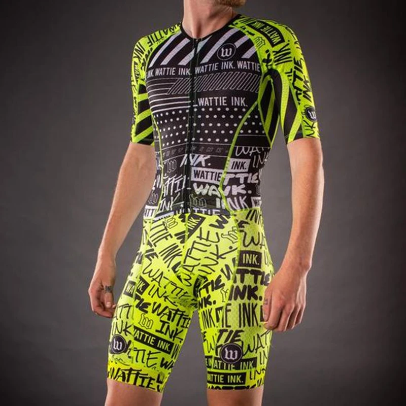 Wattie ink trisuit одежда для горного велосипеда дышащий Велоспорт skinsuit триатлон ropa ciclismo комбинезон speedsuit боди цикл