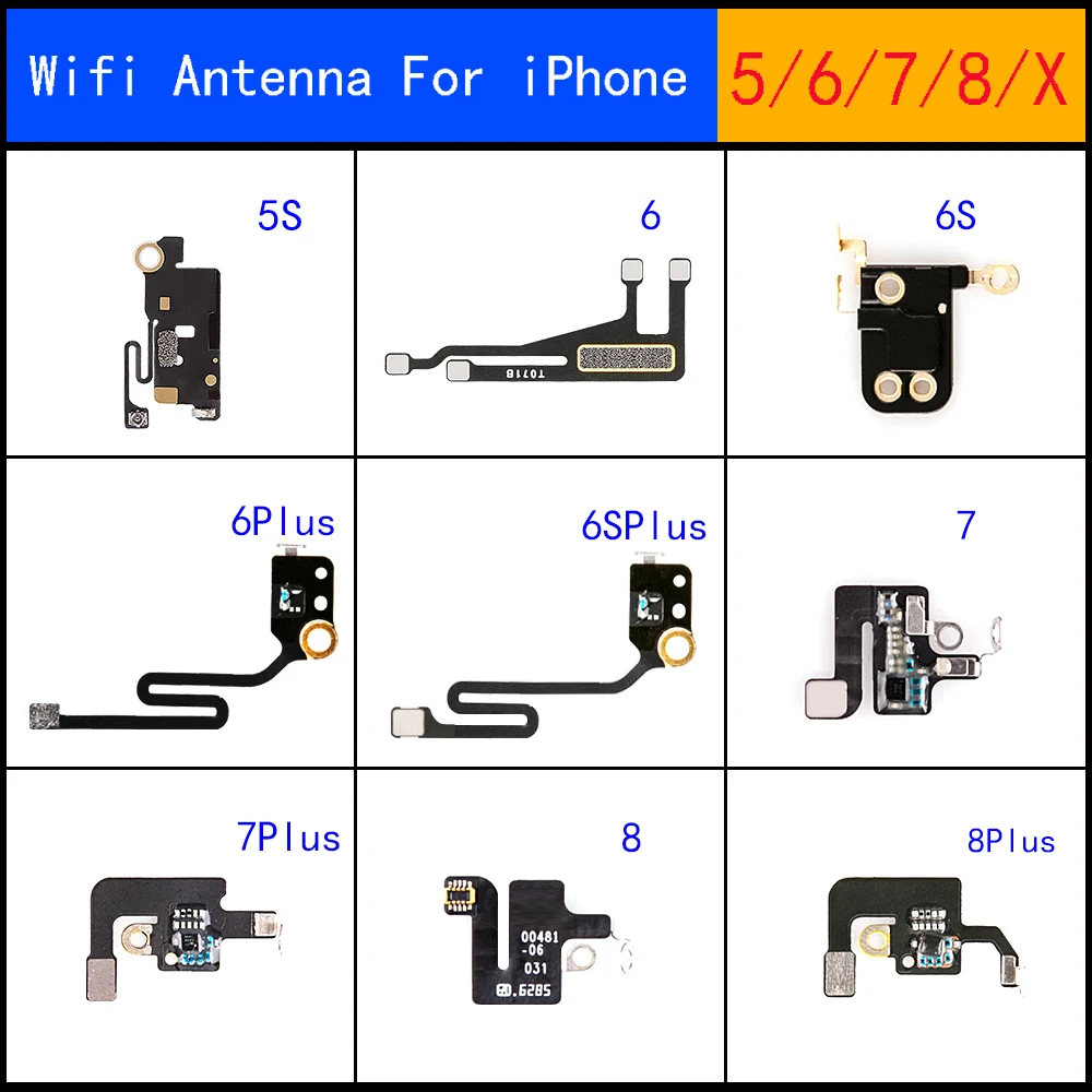 Wifi Flex для iPhone 5 6 7 8 Plus X Wi-Fi антенна сигнала гибкий кабель Repart