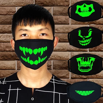 

5PCS Quality Black Unisex For Female Male Face Mask Cotton Anime Mouth Mask Anti-dust Pollution Masks Cute Masker For Woman Man