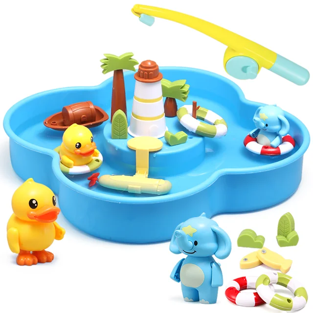 Baby Bath Magnetic Fishing Toy Pole Rod Kid Game Bathroom Education Water Child  Boys Girls 1-3 Toddler Bathtub Beach Swim Pool - Bath Toy - AliExpress