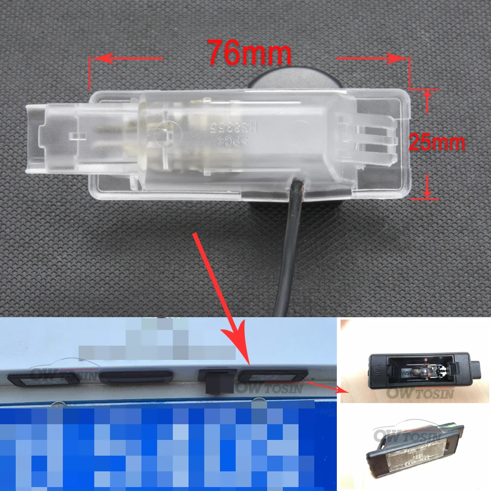 12 LED light Car Backup Rear View Camera For Peugeot 508 sedan 508 SW 508 RXH 2011~ 301 2008 3008 308 Parking LCD Monitor