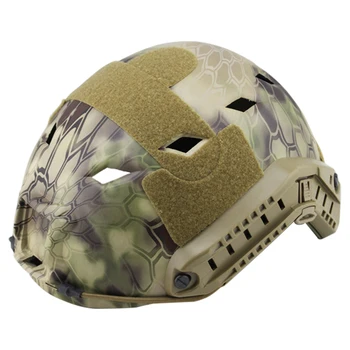 

WST FAST Pore-Rhomb Camouflage Tactics Protective Helmet For Outdoor Activity - Multi-Terrain Python Pattern