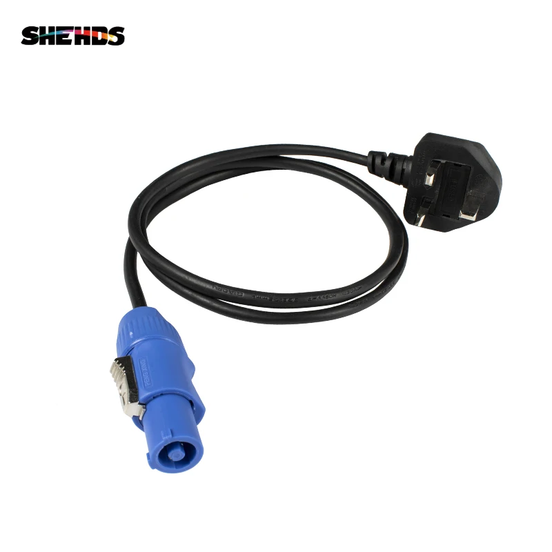 SHEHDS Мобильная мощность con соединительный кабель Разъем синий/белый светодиодный Par \ Moving Head/COB Par светодиодный кабель питания розетка