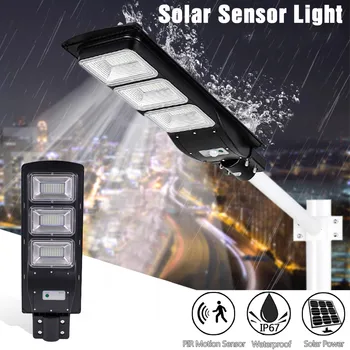 

90w Street Light Sensor Led Solar Street Light Pir Motion Sensor Wall Intelligent Timing Lamp Ip65 Waterproof Rate #g3